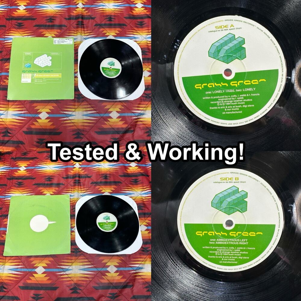 Housey Doings - Lonely Tribe/Ambidextrous Grass Green Records 12” Vinyl 33 RPM